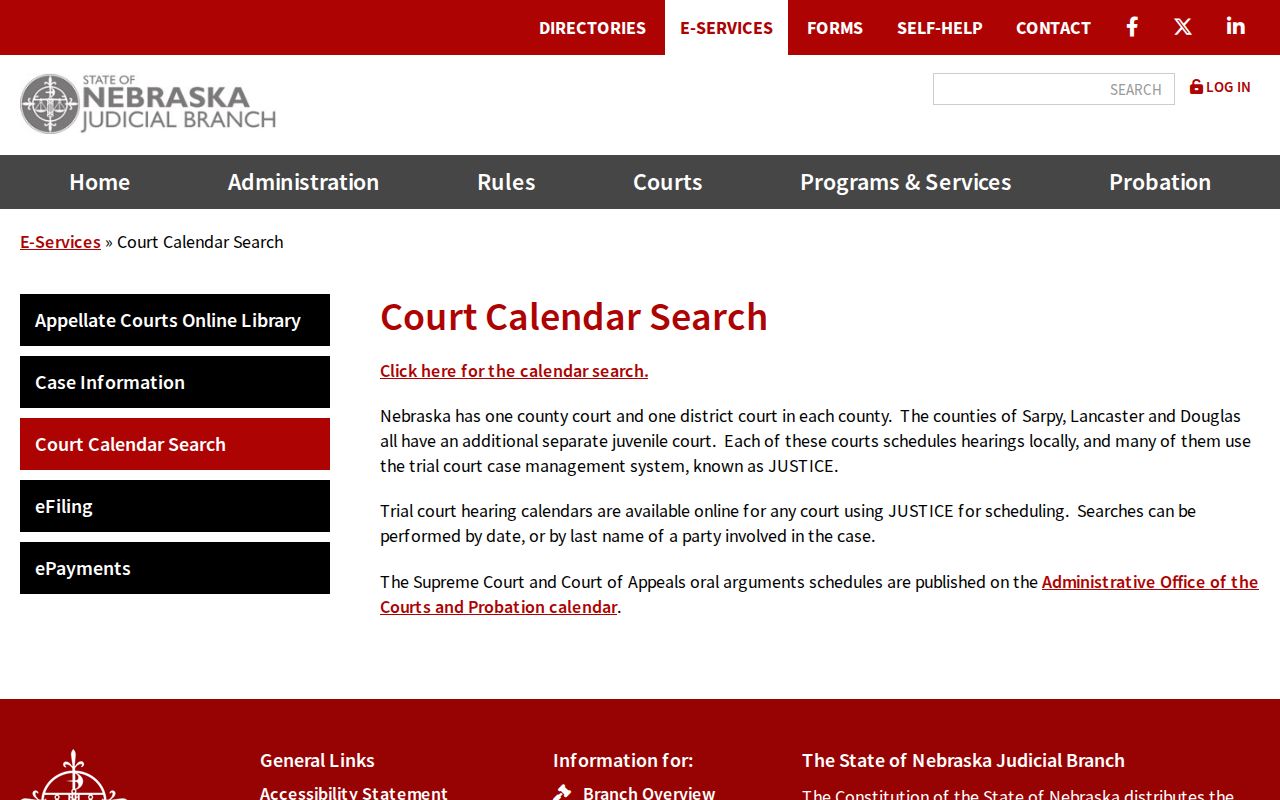 McPherson County court schedule calendar service explanation