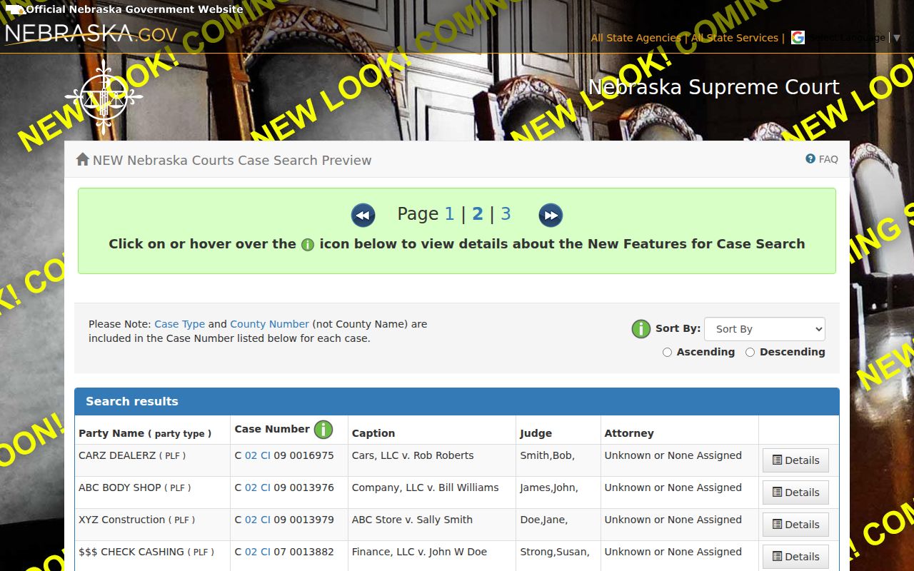 McPherson County criminal court docket public results columns